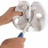 F. DICK  Rapid Steel HyperDrill Knife Sharpener White - Professional kitchen knife sharpening - Ideal support for meat cutting - Stainless steel sharpening rods - Simple application - Made in Germany view 3