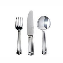 Christofle Silver Plated Aria Butter Spreader 0022-031
