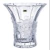 Aderia F-70400 Glass Vase, Large, Clear, Diameter 6.7 x Height 10.6 inches (17 x 27 cm), Orchid Pattern, Crystal, Made in Japan, view 1
