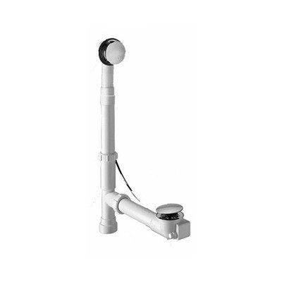 MOUNTAIN PLUMBING BDR20S35-2/PEW Bath Waste W/Flexible Overflow Control Head With New Metal Inserts