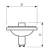 Philips 13921-2 - 35 Watt - R111 Flood - MasterColor - Pulse Start - Metal Halide - 3000K - GX8.5 Base - ANSI M130/O - Universal Burn - CDM-R111 35W/830 40D view 3