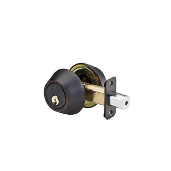 Master Lock DSO0712P Keyed Deadbolt, Aged Bronze