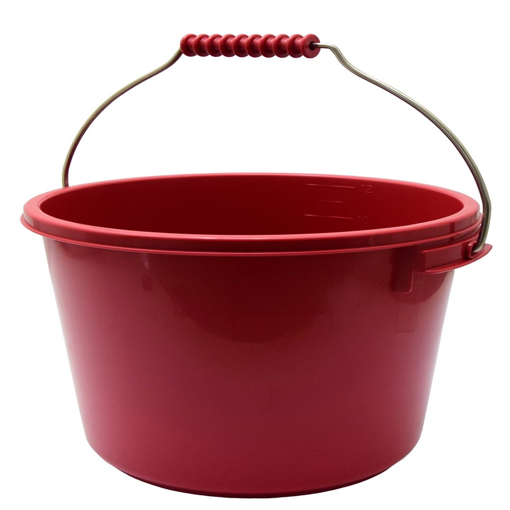 Entec 5829720 PP Bucket, 3.6 gal (13 L) PO-13A Body, Red, Product Code: