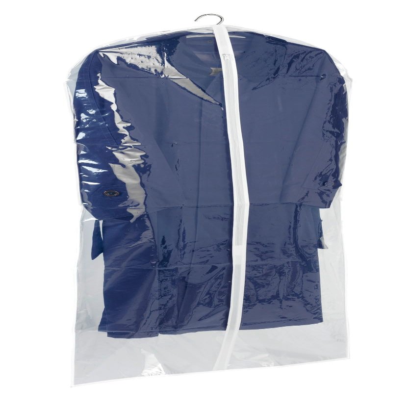 WENKO Housse vtements transparent, Polythylne, 60 x 150 cm, Transparent