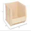 Quantum Storage QUS270 Ultra Stack and Hang Bins - 18" x 16-1/2" x 11" - 3 Pack view 2