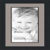 10x20 / 10 x 20 Picture Frame Satin Black .. 2'' Wide with a 2'' Double mat view 1