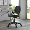 Boss Office Products Posture Task Chair with Loop Arms in Black view 2