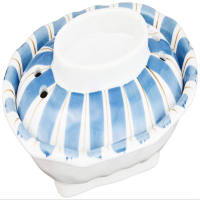 Ranchant Fried Egg in Microwave, White, 5.1 x 7.7 x 1.5 inches (13 x 19.5 x 3.9 cm), Lid 4.2 x 6.6 x 1.3 inches (10.6 x 16.8 x 3.2 cm), Two-Color Tussa, Arita Ware Made in Japan