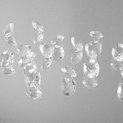 1 Carat Faux Diamond Table Scatter, Vase Filler and Party Accent