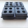 4 Pack of Anti Vibration Pads 4" x 4" x 3/4" All Rubber Vibration isolation pads view 1