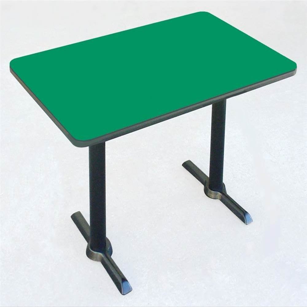 Correll Rectangular Cafe Breakroom Top in Green (30 in. x 60 in./Green)