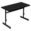 Correll 30"x72" Adjustable Height Training & Computer Tables, Black Granite High Pressure Laminate, Computer Work Station (CSA3072-07) view 1