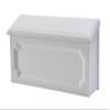 Gibraltar Mailboxes Windsor Small Capacity Rust-Proof Plastic White, Wall-Mount Mailbox, WMH00W04 view 1