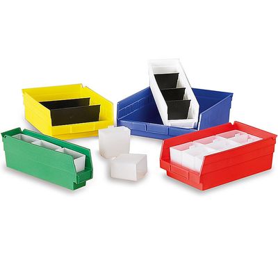 Akro-Mils Small Parts Shelf Bins - 6-5/8 X11-5/8 X4" - Blue