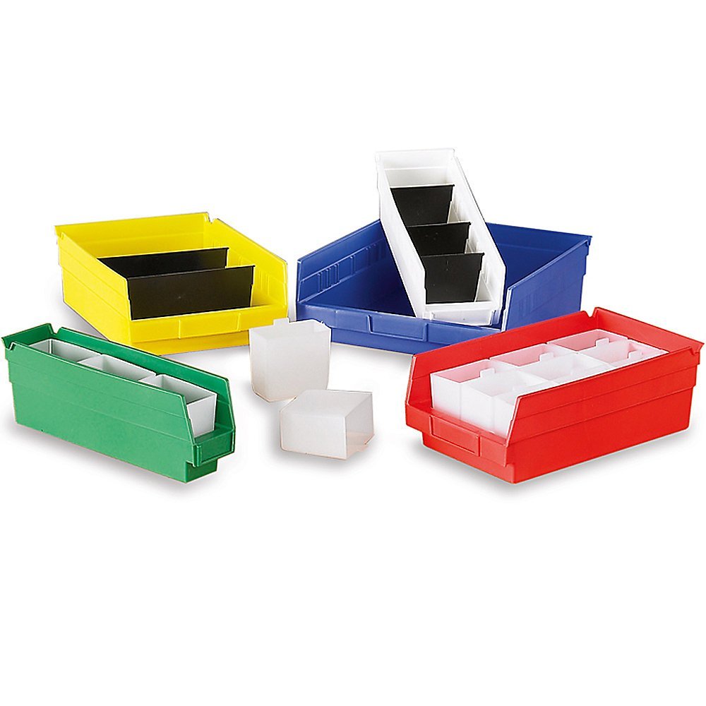 Akro-Mils Small Parts Shelf Bins - 6-5/8 X11-5/8 X4" - Blue