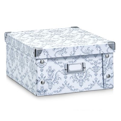 Zeller Present Vintage Storage Box, White
