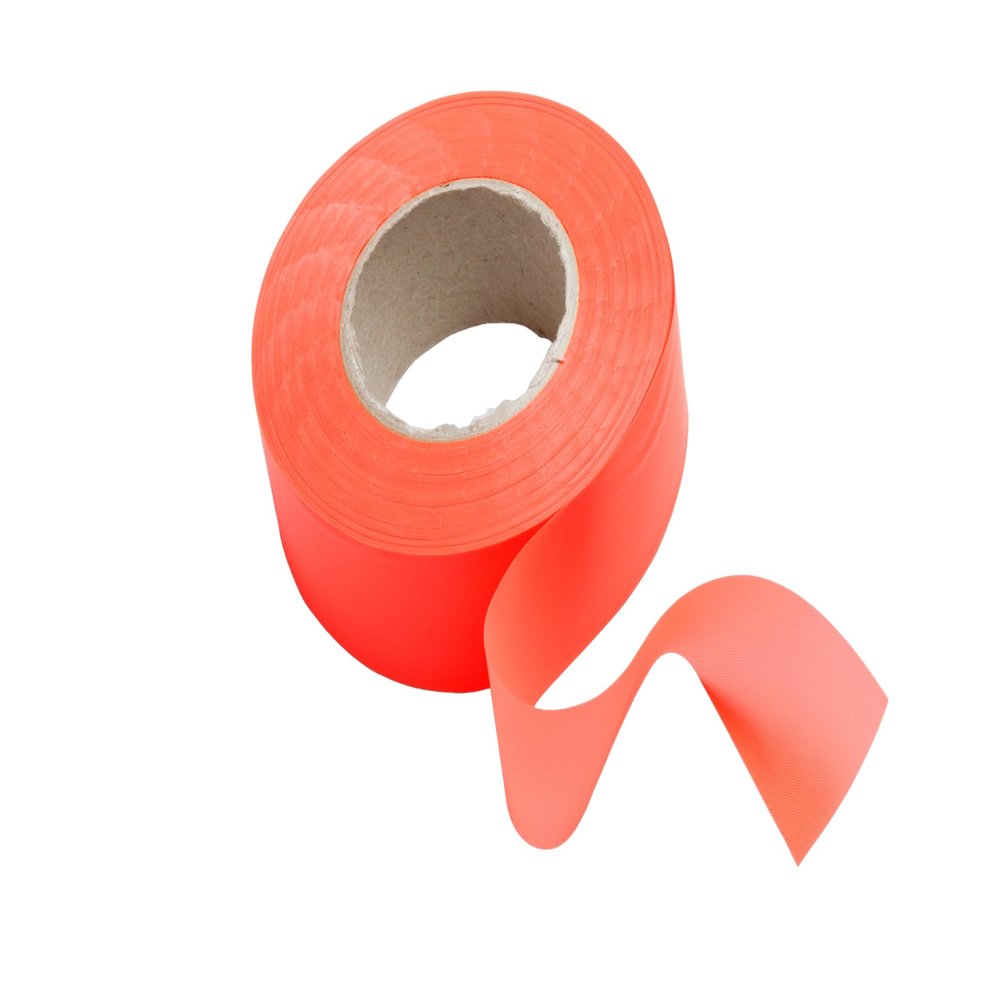 Coghlan's Orange Trail Tape High Visibility Non-Adhesive PVC Flagging Ribbon for Hiking, Camping, Hunting, Surveying, and Forestry Applications Weather-Resistant and Easy to Use