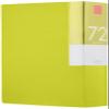  BUFFALO BSCD01F72GR CD & DVD File Case, Book Type, Holds 72 Cards, Green view 1