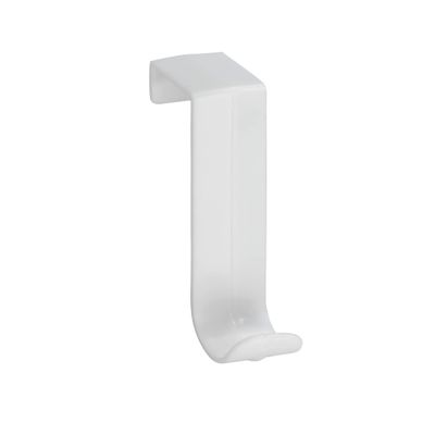 Wenko 4422010100 Door/Radiator hooks 5 pcs in white, 4 x 1.5 x 8 cm