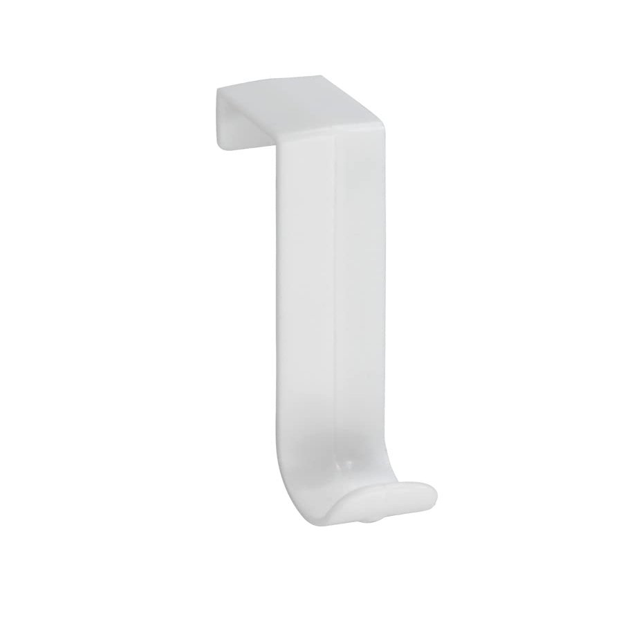Wenko 4422010100 Door/Radiator hooks 5 pcs in white, 4 x 1.5 x 8 cm