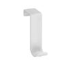 Wenko 4422010100 Door/Radiator hooks 5 pcs in white, 4 x 1.5 x 8 cm view 1