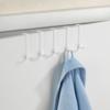Wenko 4422010100 Door/Radiator hooks 5 pcs in white, 4 x 1.5 x 8 cm view 2