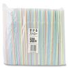 Nakamura 60008 Colored Bendable Straws, Pack of 500, 8.3 inches (21 cm) view 1