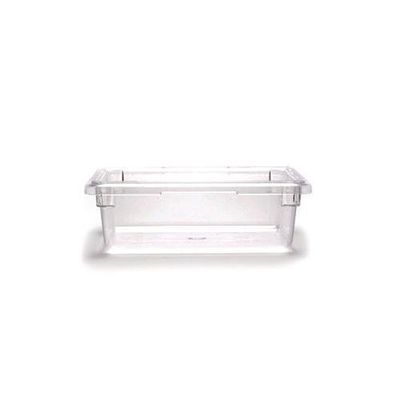 Cambro 12186CW135 Food Storage Box, Half-Size, 3 Gallon, Clear Case of 6