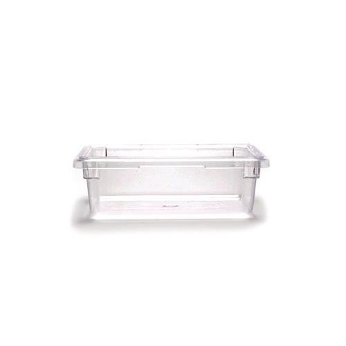 Cambro 12186CW135 Food Storage Box, Half-Size, 3 Gallon, Clear Case of 6