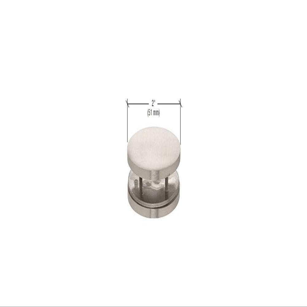 C.R. LAURENCE MFC31 CRL Brushed Stainless 180 Degree Mall Front Clamp