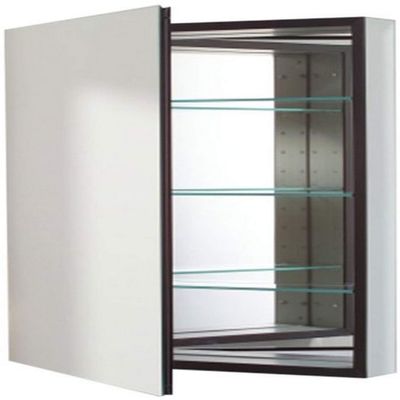 Robern CB-MT24D6FPLL M-Series Left-Hand Flat Mirror Medicine Cabinet with Defogger and Light