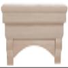 Pearl Mantels 495-72 Auburn Arched Wood Fireplace Mantel Shelf, 72", Unfinished, Paint and Stain Grade view 1