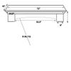 Pearl Mantels 495-72 Auburn Arched Wood Fireplace Mantel Shelf, 72", Unfinished, Paint and Stain Grade view 3