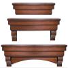 Pearl Mantels 495-72 Auburn Arched Wood Fireplace Mantel Shelf, 72", Unfinished, Paint and Stain Grade view 4