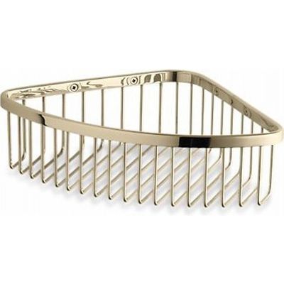 Kohler K-1897-AF 11-5/8" x 8-1/6" x 3" Large Corner Shower Basket French Gold