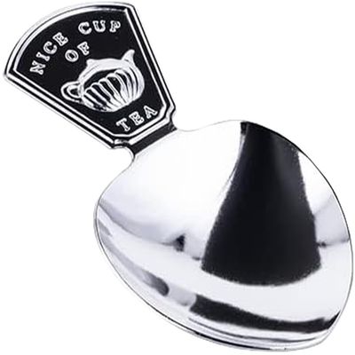 CASUAL PRODUCT 010446 Tea Caddy Spoon, B, Silver