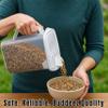 Buddeez Pet Food Storage Containers - 2 Count Bird Seed Dispenser with Pour Tight Lids and Easy Pour Spouts, 8 Qt and 3.5 Qt, Bird Seed Storage for Small and Large Feed, BPA Free view 2