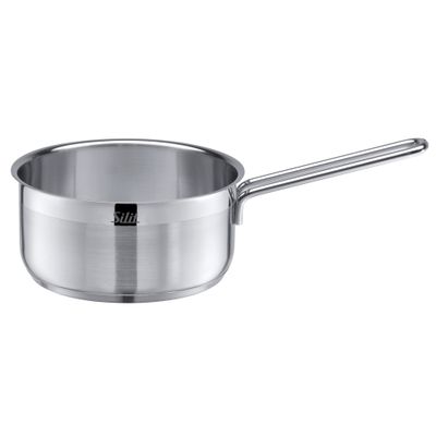 Silit Saucepan 16 cm Approx. 1.5L Achat Pouring Rim Stainless Steel Polished Suitable for Induction Hobs Dishwasher-Safe