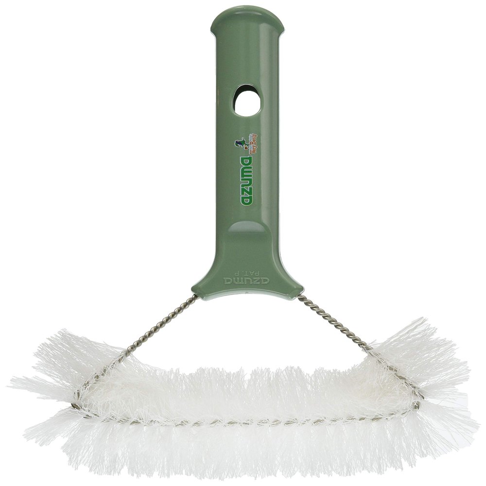 Azuma Industrial AG703 Screen Door Cleaning Brush, DX, Brush Width 6.7 inches (17 cm), Total Length 8.7 inches (22 cm), Supple Brush That Won't Damage The Mesh, Green