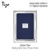 Siena 4x6 Classic Plain Silver Deco Picture Frame, Boutique Quality Photo Frame, Collection (925 Sterling Silver) view 2