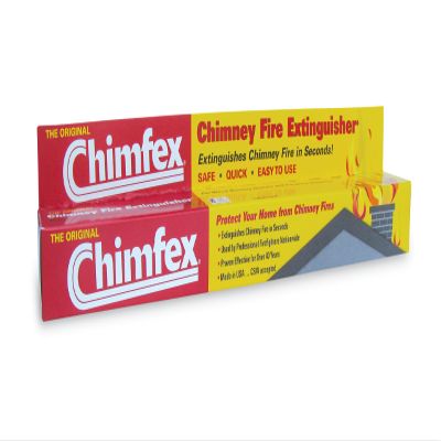 Chimfex by Orion Safety Products - CSIA Approved Chimney Fire Suppressant - Safe, Quick and Easy - Stops Chimney Fires in Homes in Under 22 Seconds