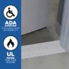 M-D Building Products 68627 Sturdy Aluminum Commercial Fluted Saddle Threshold, Mill Finish: Stylish Doorway Transition Draft Protection (36 in L X 1/4 in W X 6 in H) view 4