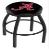 25" L8B2B - Black Wrinkle Alabama Swivel Bar Stool with Accent Ring by Holland Bar Stool Company view 3
