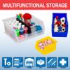 Akro-Mils 30224 AkroBins Plastic Storage Bins, Space-Saving Stackable Bins for Garage, Pantry, Craft Organization, 11" L x 4" W x 4" H, Clear, 12-Pack view 4