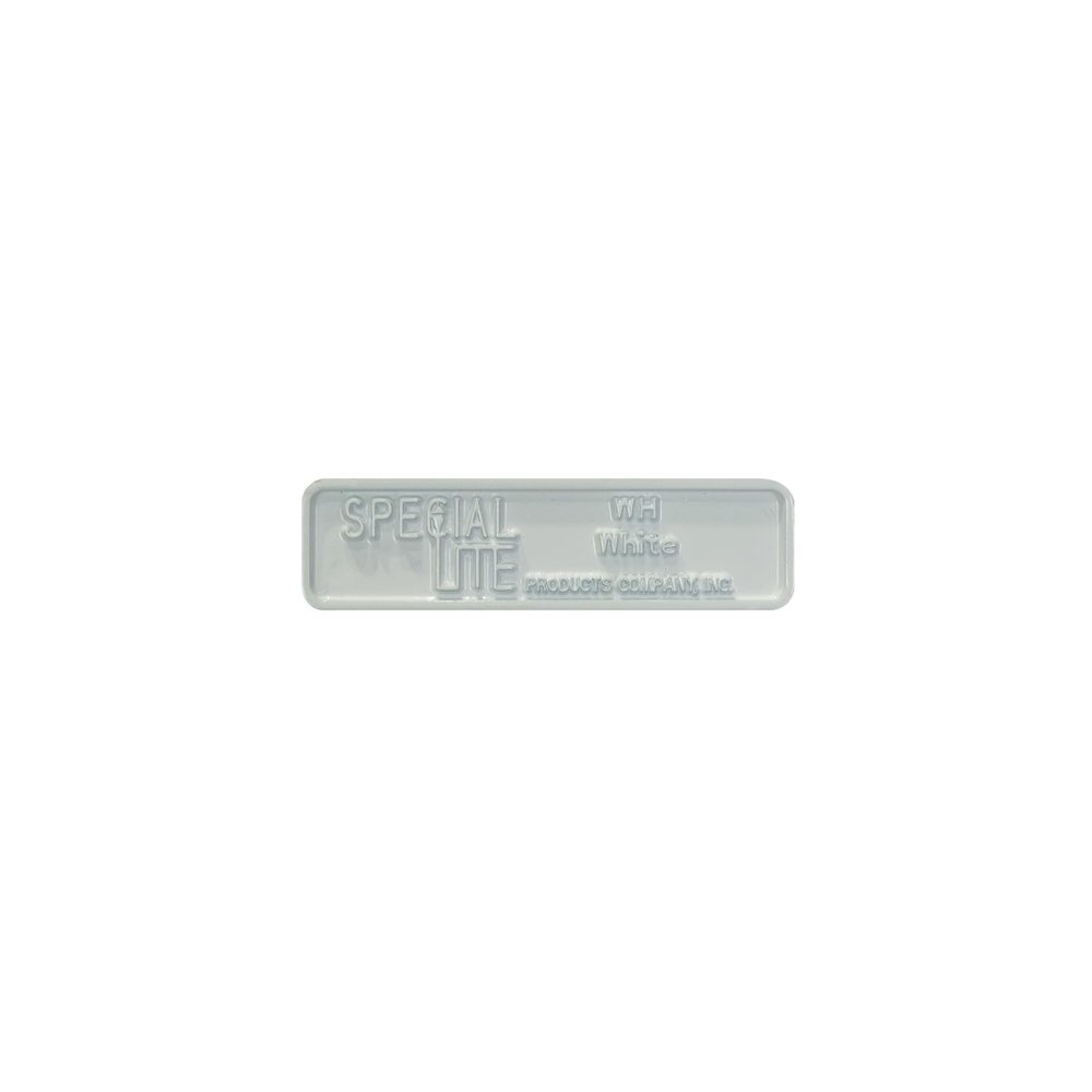 Special Lite Post Mount Address Plaque - White - LS-178-WH
