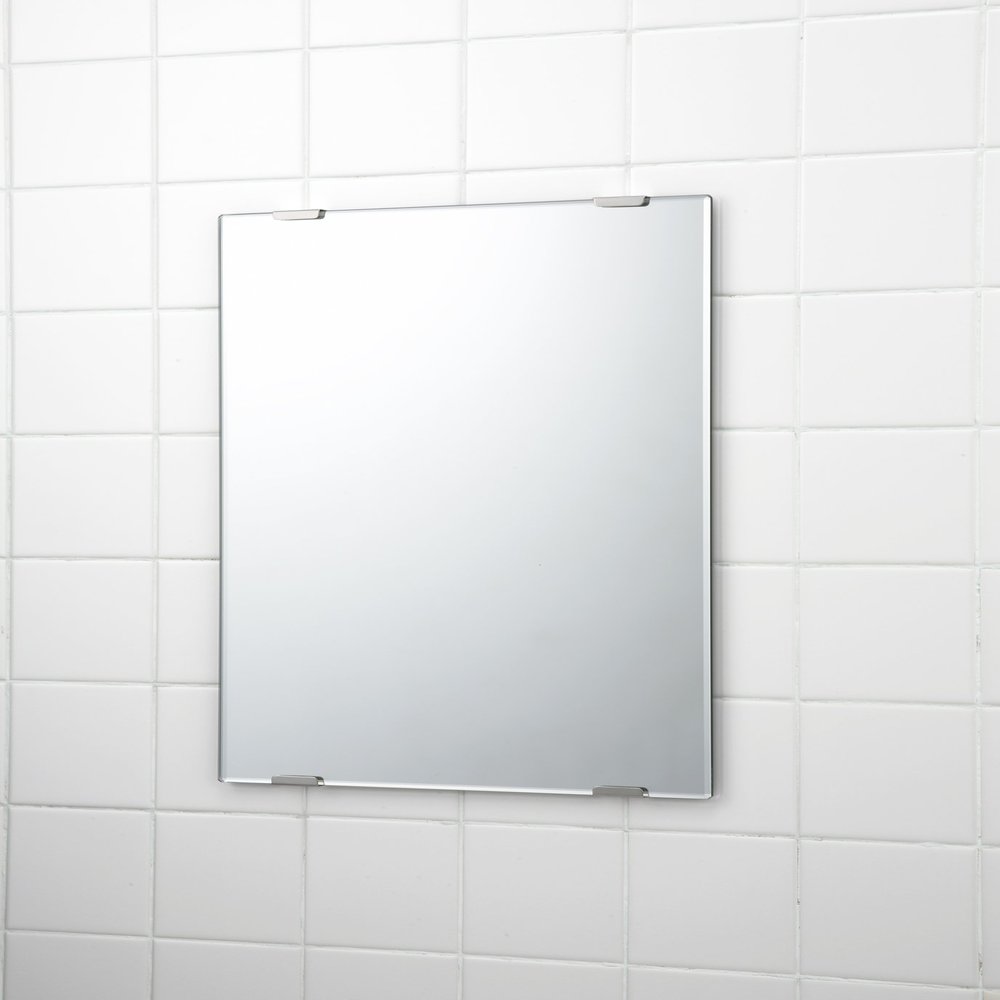 Topre Bath Mirror, Replacement Mirror, Approx. Length 20 x Width 14.0 inches (50.8 x 35.6 cm), Thickness 0.2 inches (5 mm), Moisture Resistant, Easy Installation, Made in Japan N-6, 1 Piece