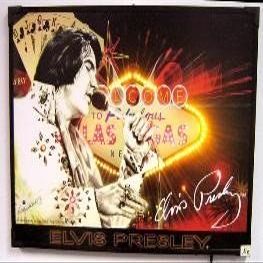 Elvis - Elvis in Vegas LED Picture 24" X 32"