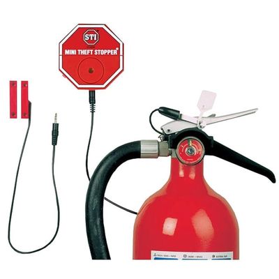 Safety Technology International, Inc. STI-6255 Mini Theft Stopper, Alarm Helps Prevent Misuse of Fire Extinguishers, Free-Standing or Cabinet Mounted