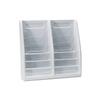 Deflecto 52209 Magazine Holders, 8 Pocket, 20-1/4-Inch x5-Inch x19-3/4-Inch, Gray view 2