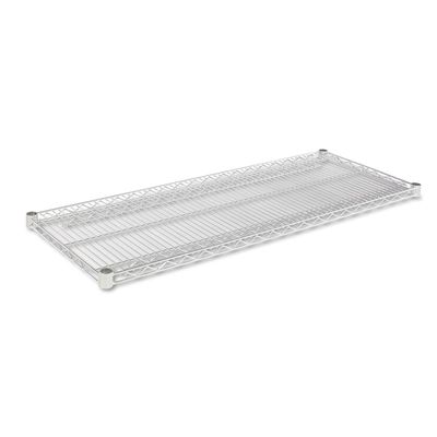Alera SW584818SR Industrial Wire Shelving Extra Wire Shelves, 48w X 18d, Silver, 2 Shelves/Carton